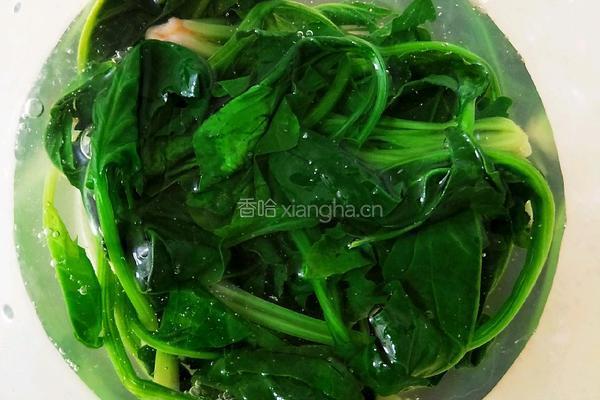 菠菜拌花生的做法图解8