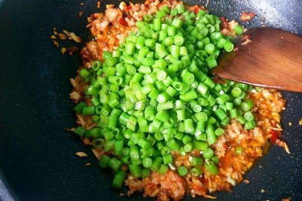 豆角炒肉沫的做法图解14