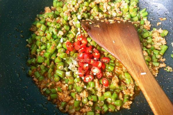 豆角炒肉沫的做法图解18