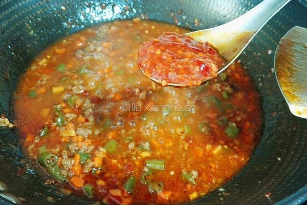 自制牛肉杂酱长寿面的做法图解14
