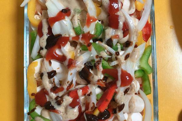 韩式鲜蔬牛肉肠焗饭的做法图解8