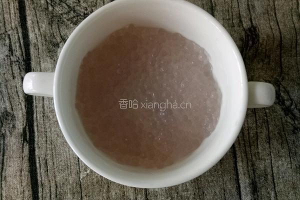 紫薯西米露的做法图解4