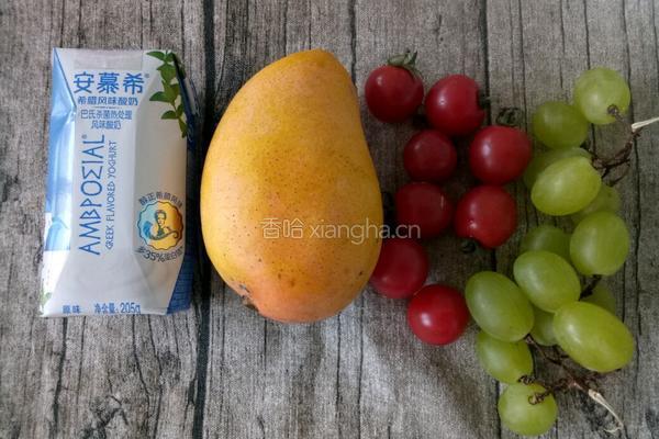 水果酸奶球的做法图解1