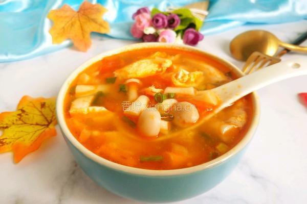 夏日轻食茄汁菌菇豆腐汤的做法图解19