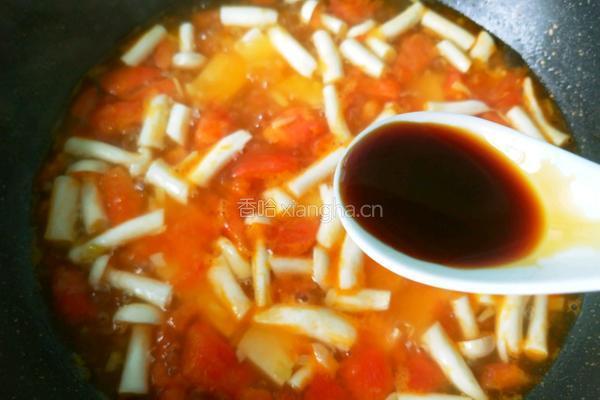 夏日轻食茄汁菌菇豆腐汤的做法图解15