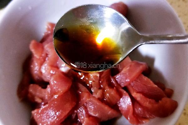 豆角炒肉丝的做法图解5