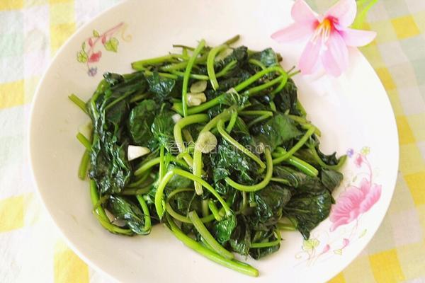 清炒地瓜叶的做法图解9