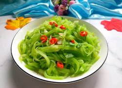 夏日清爽轻食#脆爽莴苣丝
