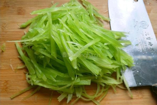 夏日清爽轻食#脆爽莴苣丝的做法图解3