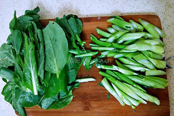 耗油菜苔的做法图解2