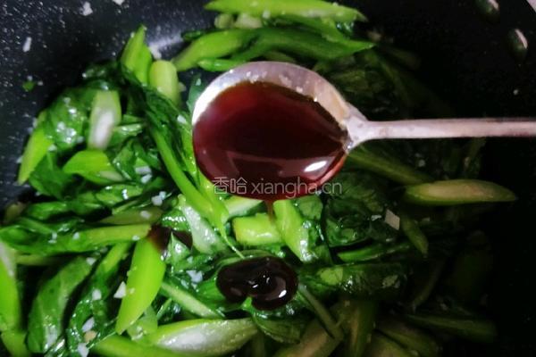 耗油菜苔的做法图解10