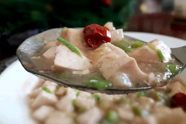 虾酱烧豆腐的做法图解8