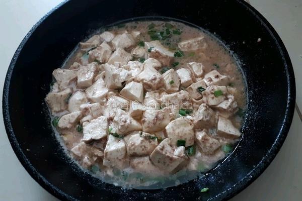 虾酱烧豆腐的做法图解7