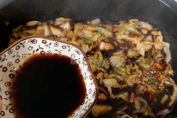 糖醋包菜的做法图解8
