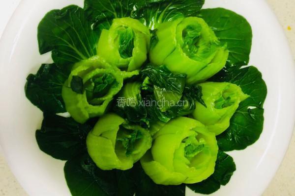 白灼青菜的做法图解3