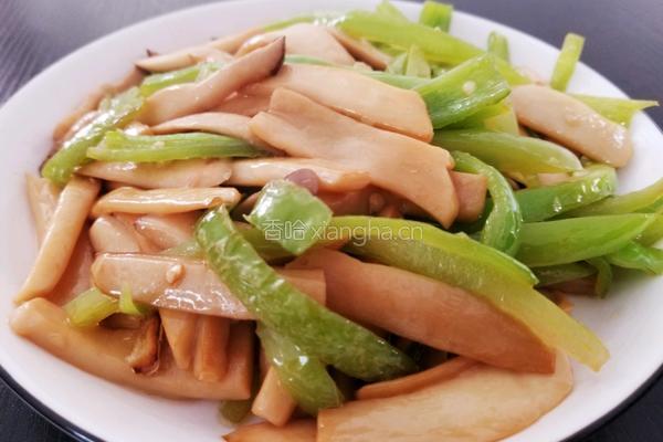 清炒杏鲍菇的做法图解4