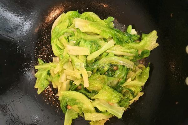 蒜沫生菜的做法图解10