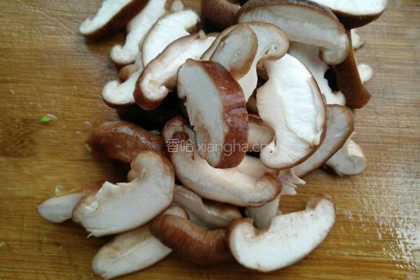 油菜炒香菇的做法图解5