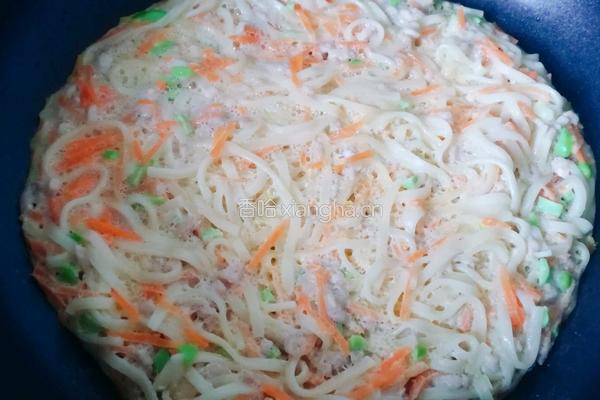 11M 杂蔬鸡蛋面条饼 宝宝辅食营养食谱菜谱 的做法图解7