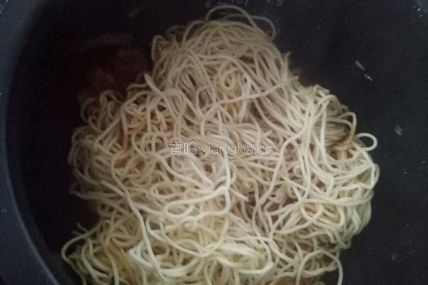 排骨豆角焖面的做法图解5