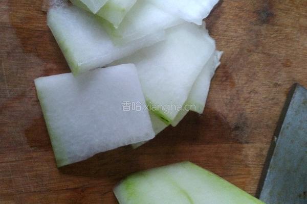 低油低脂虾皮冬瓜汤的做法图解1