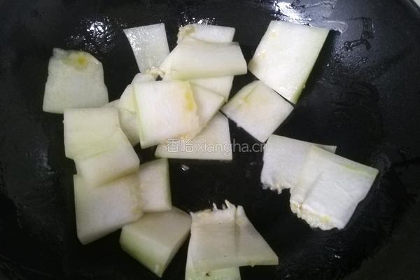 低油低脂虾皮冬瓜汤的做法图解2