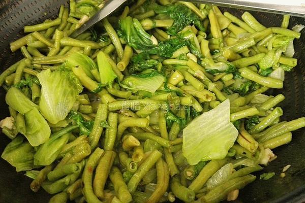 豆角炒生菜的做法图解14