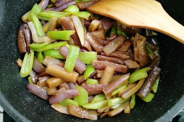 尖椒烧茄子的做法图解15