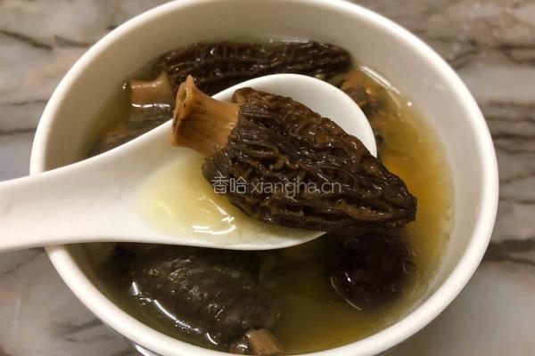 乌鸡羊肚菌的做法图解3