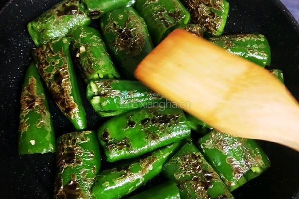 虎皮尖椒(轻食减脂）的做法图解8