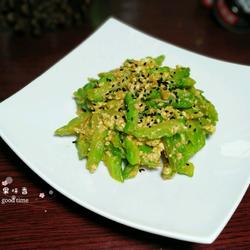 咸鸭蛋焗苦瓜的做法[图]