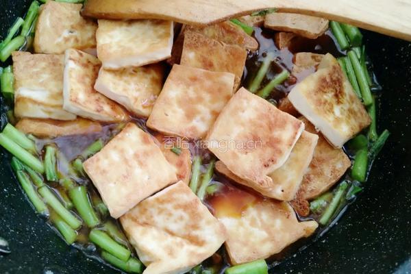 黎蒿烧豆腐的做法图解15