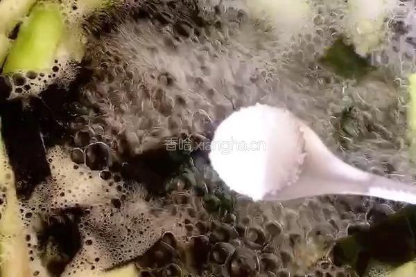 海带丝条蛋花汤的做法图解8
