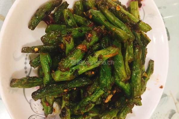 芽菜干扁四季豆的做法图解10