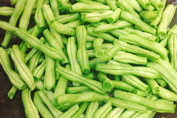 芽菜干扁四季豆的做法图解4