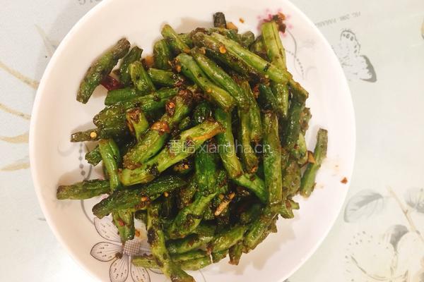 芽菜干扁四季豆的做法图解9