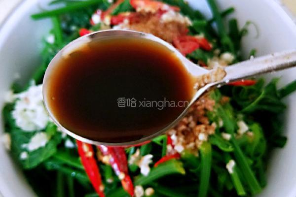 凉拌龙须菜的做法图解17