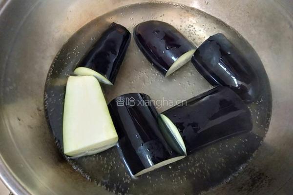 蒜泥茄子的做法图解3
