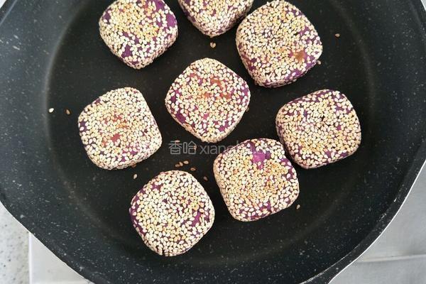 紫薯方糕的做法图解8