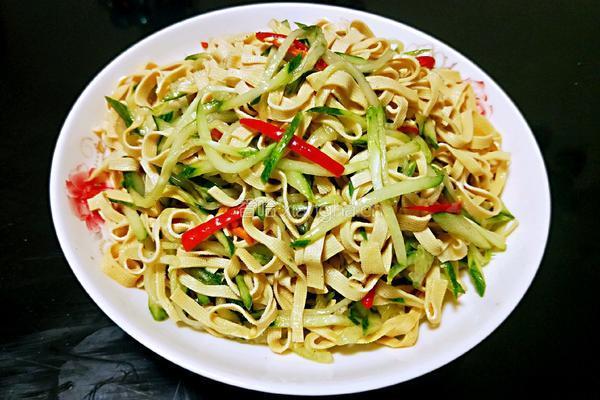 黄瓜拌千张#轻食减脂#的做法图解17