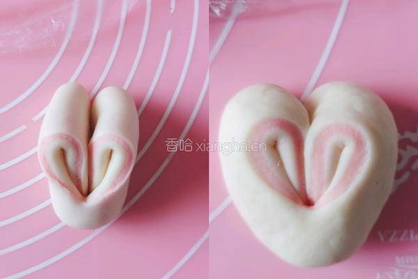 爱心馒头的做法图解10