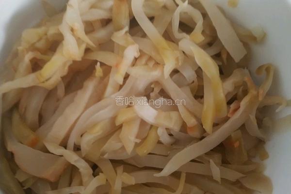 榨菜肉丝汤的做法图解2
