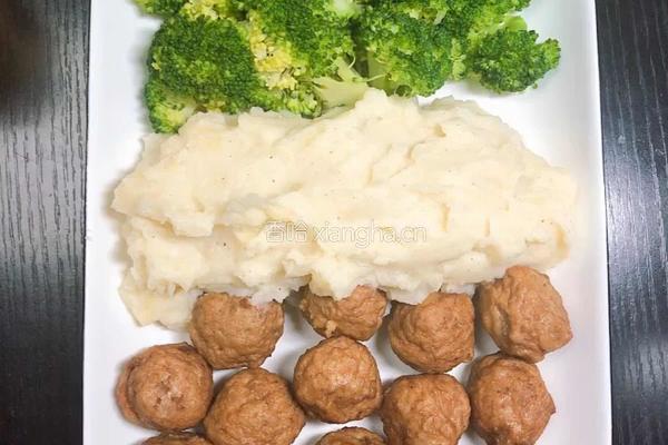 瑞典牛肉丸土豆泥（低脂）的做法图解9