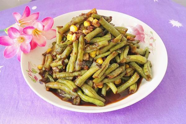 玉米炒豇豆的做法图解16