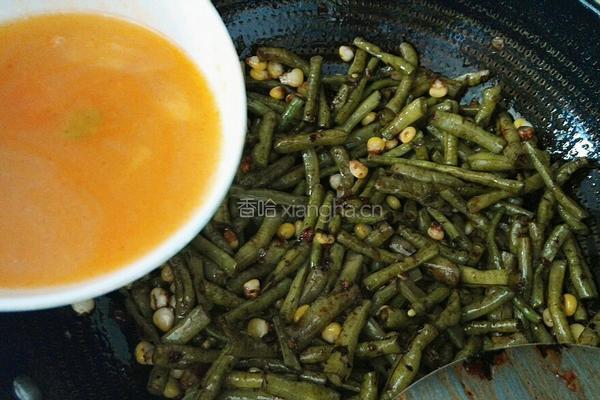 玉米炒豇豆的做法图解11
