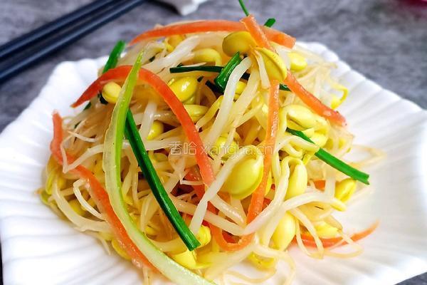 凉拌黄豆芽的做法图解7
