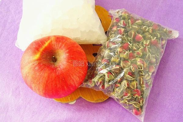 苹果玫瑰花茶的做法图解1
