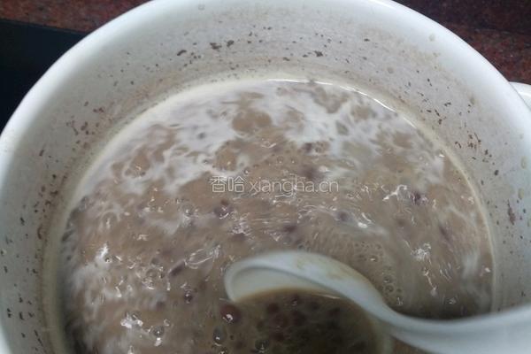 红豆奶茶(简单版)的做法图解5