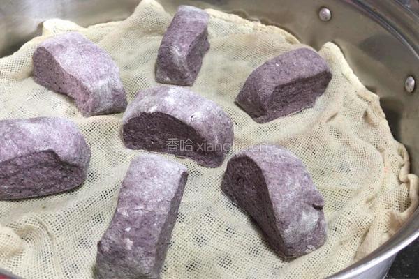 紫米馒头的做法图解9
