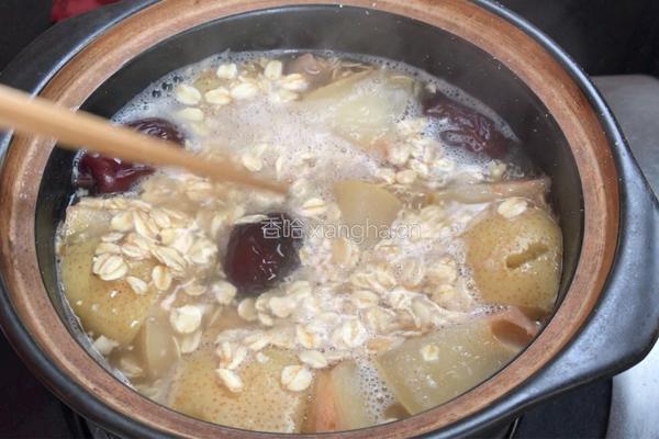 雪梨燕麦粥的做法图解5